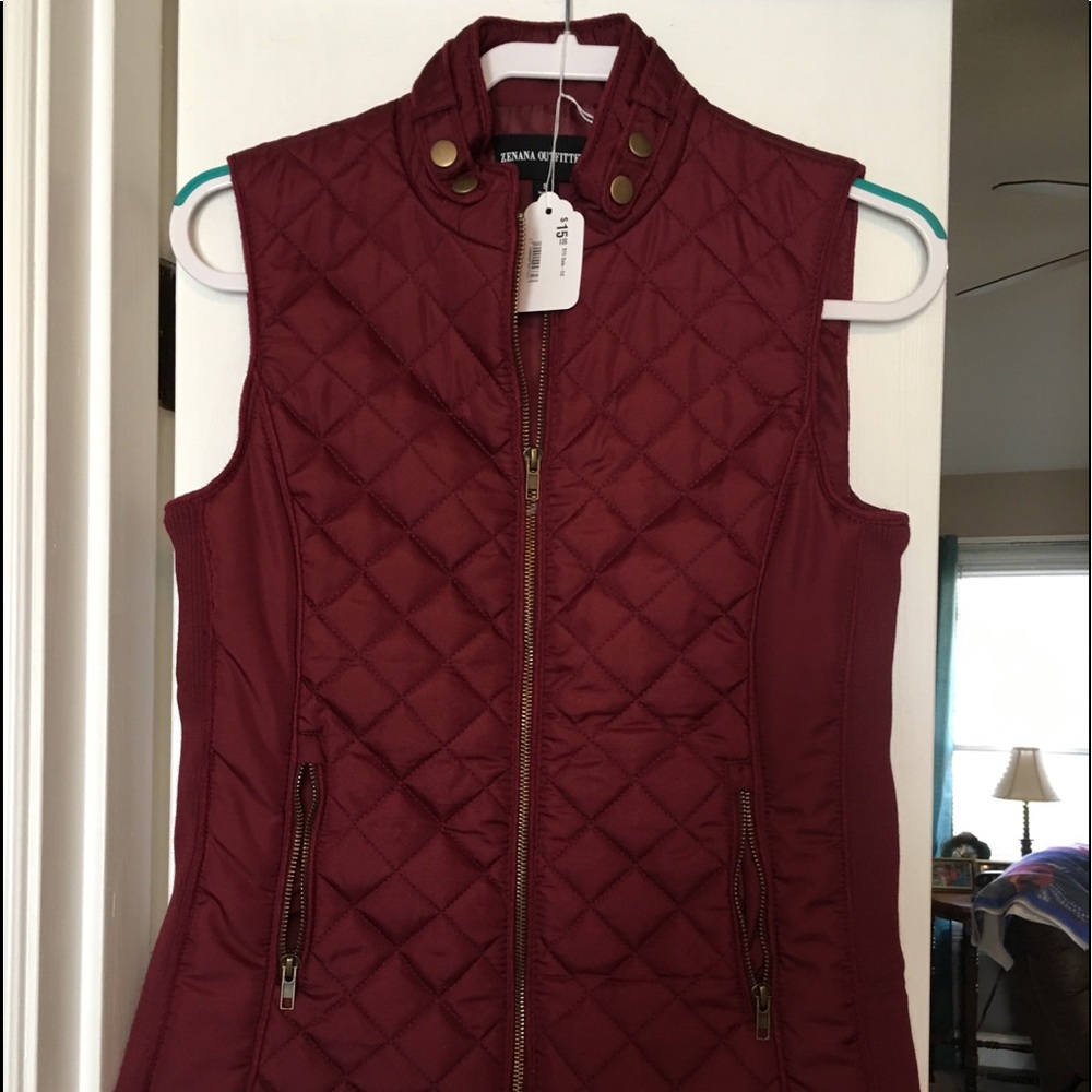 Maroon vest